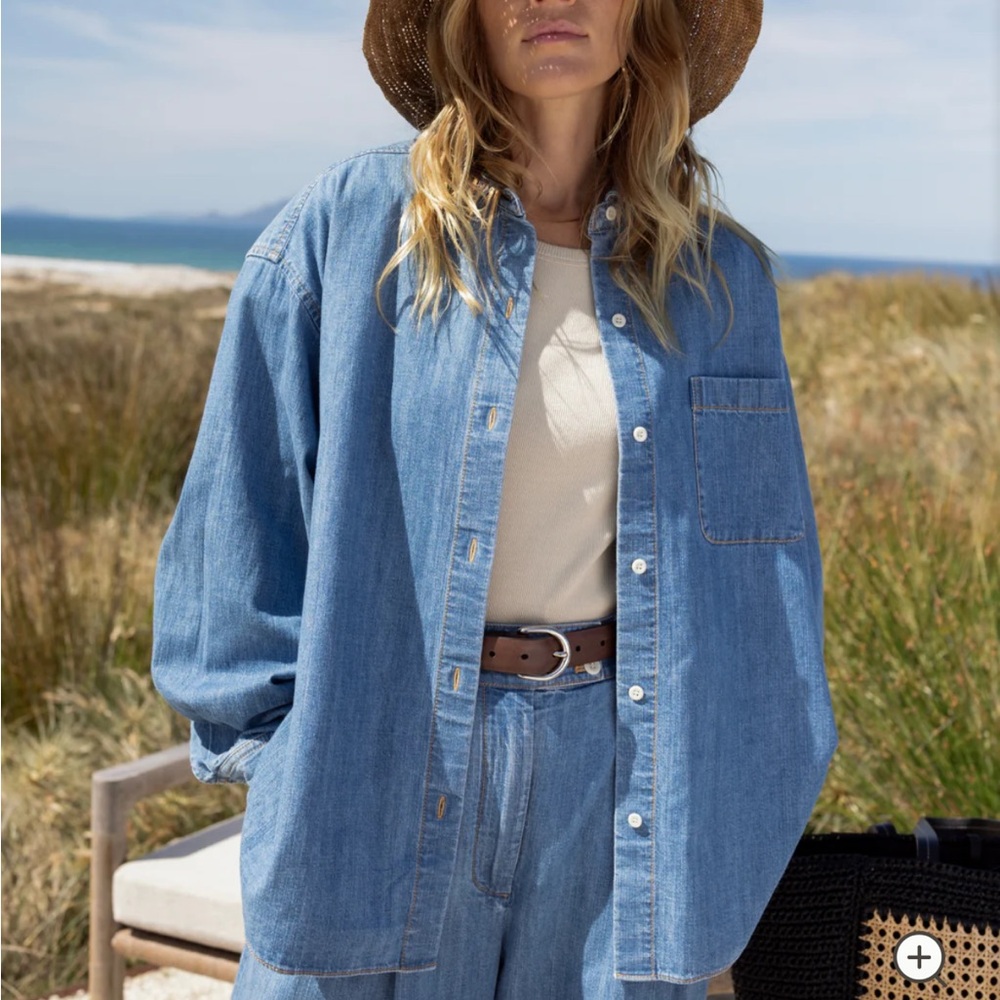 Jenni Kayne Blue Denim Shirt